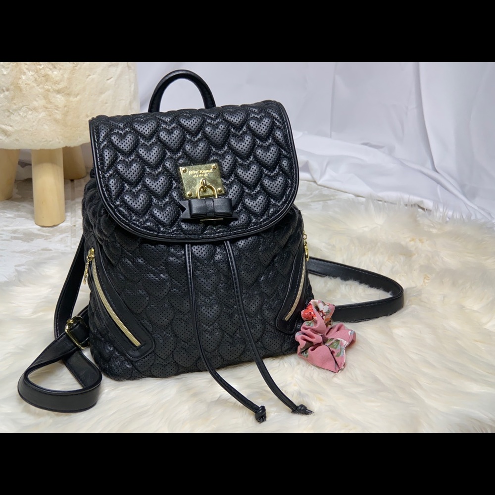 Betsey Johnson Always Be Mine Quilted Backpack